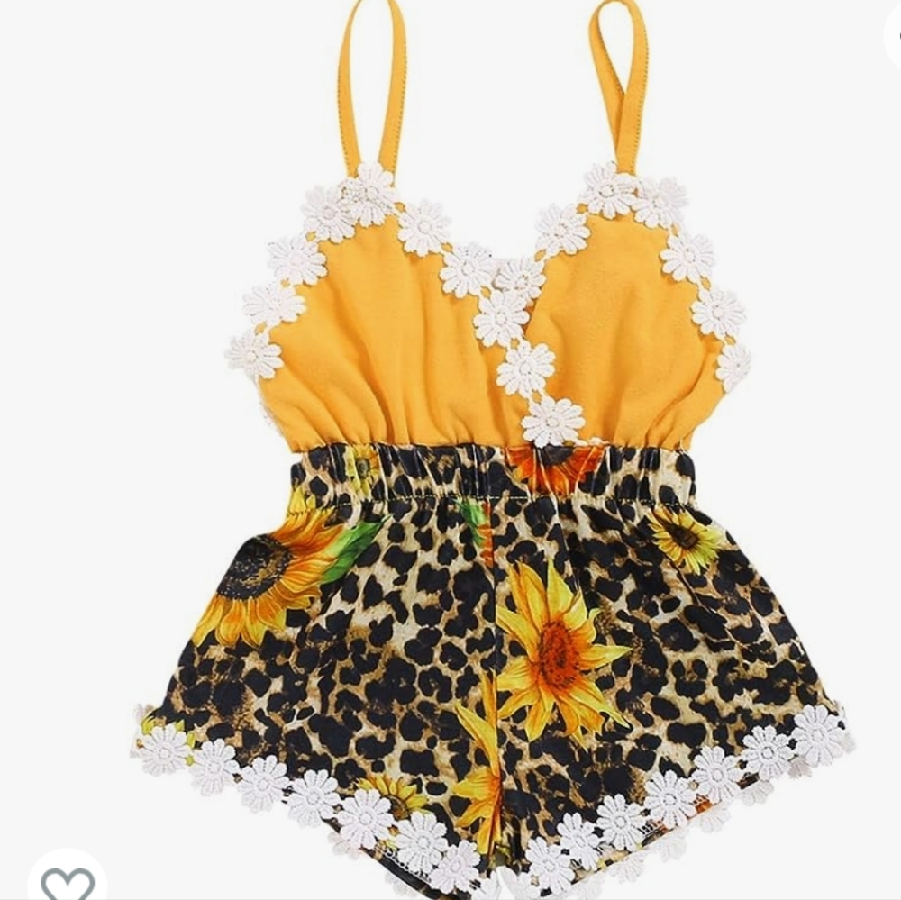 Toddler backless romper 4T